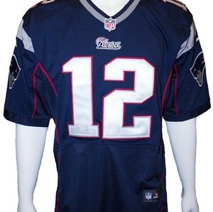Classic Logo New England Patriots #12 Brady jersey